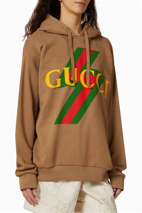 gucci hoodie brown|gucci hoodie celebrity.